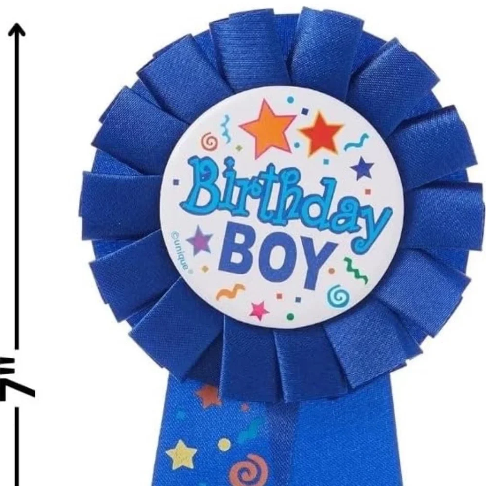 EUC Blue “Birthday Boy” Badge. Only used once!!